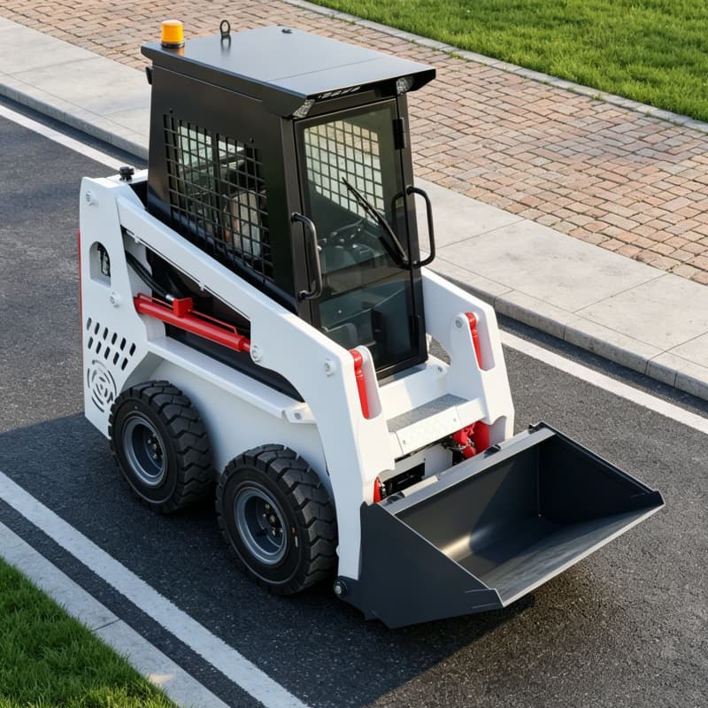 Skid Steer Loader - Индивидуальный многофункциональный мини-погрузчик с бортовым поворотом,