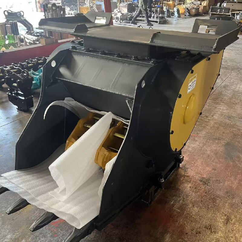 Heavy Equipment Attachments - Гидравлический ковш-дробилка для экскаватора: навесное оборудование