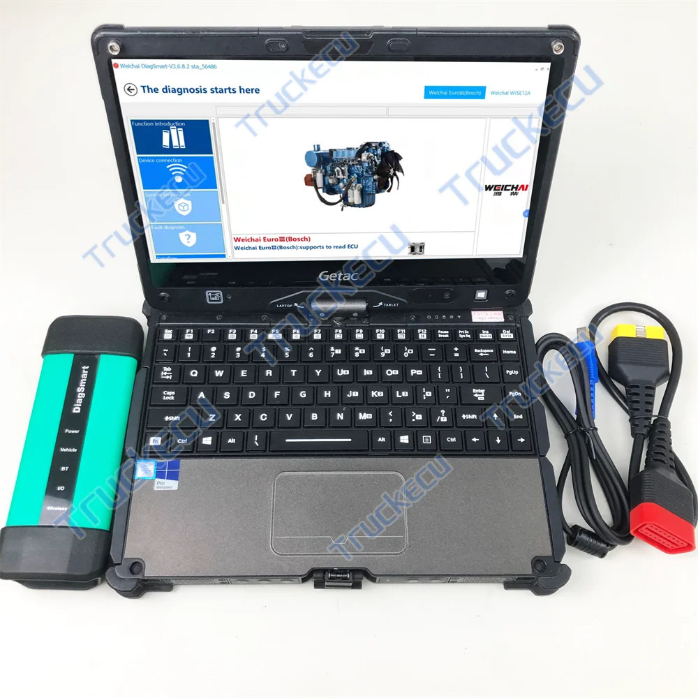 Heavy Equipment Inspection - Диагностический инструмент Getac V110+ для тяжелой