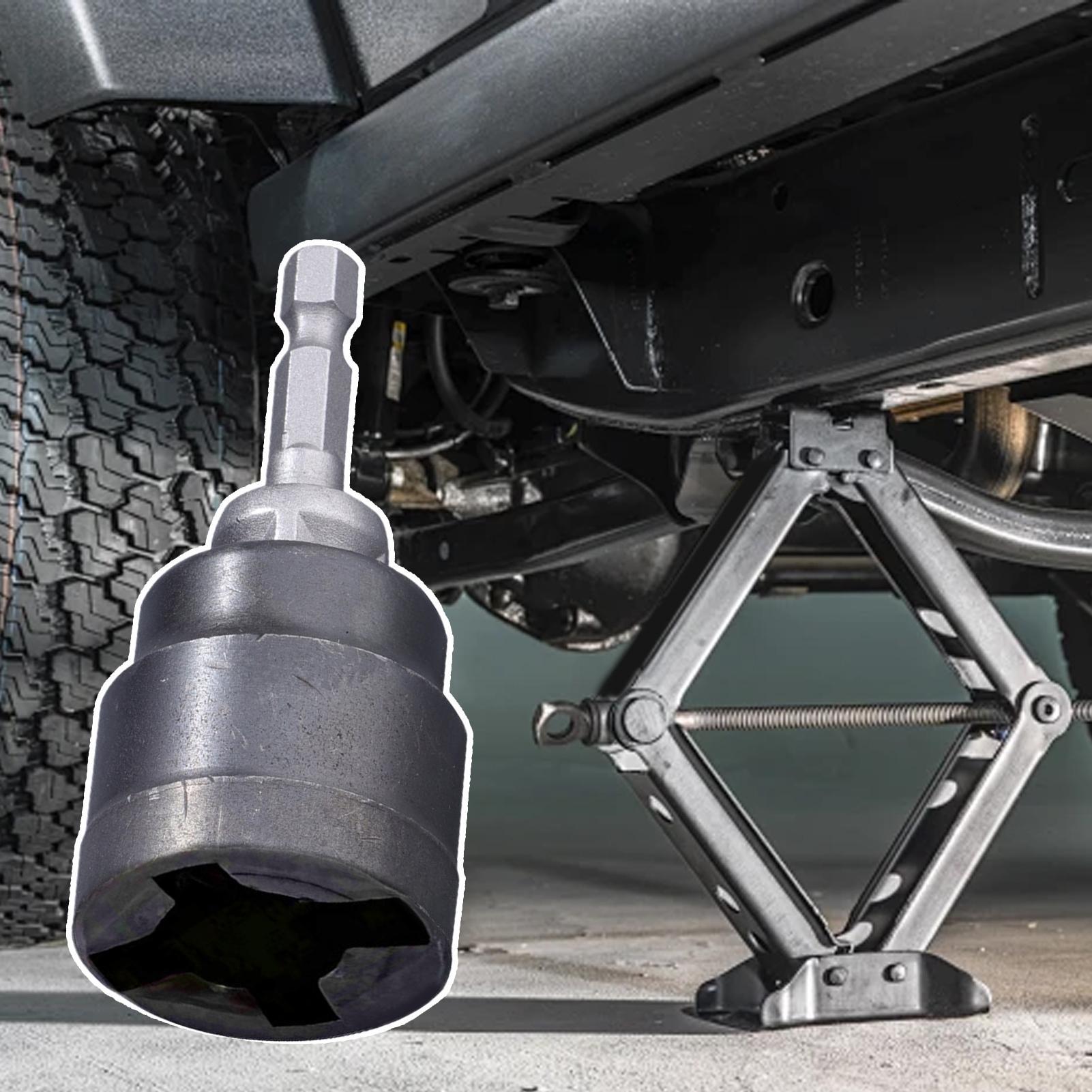 Heavy Equipment Attachments - Адаптер для дрели с гнездовым разъемом,