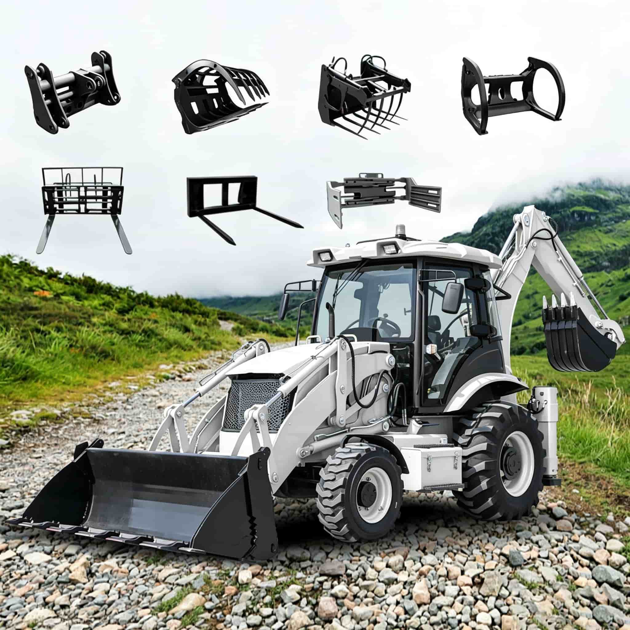 Tractor Backhoe - Экскаватор-погрузчик 40-30C с сертификатом CE, стандарт