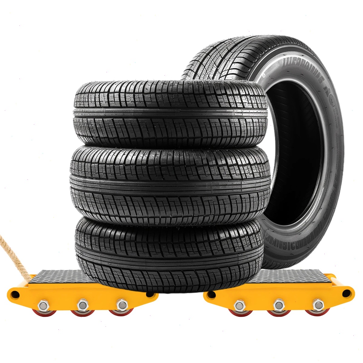 Промышленная тележка для перем – обзор и цена Heavy Equipment Yellow