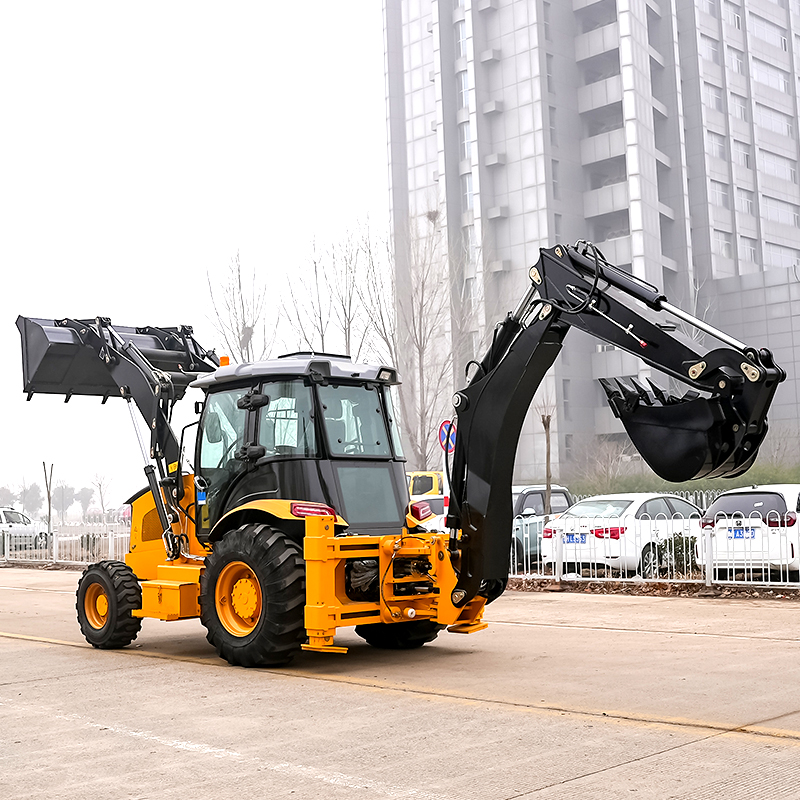 Усиленная противоударная рама, – обзор и цена Tractor Backhoe