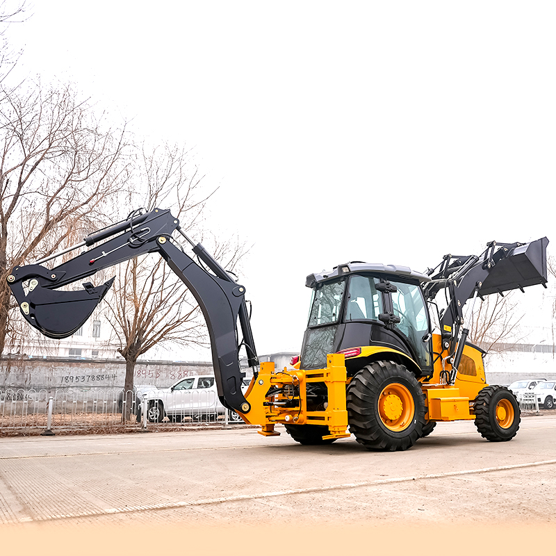 Усиленная противоударная рама, – обзор и цена Tractor Backhoe