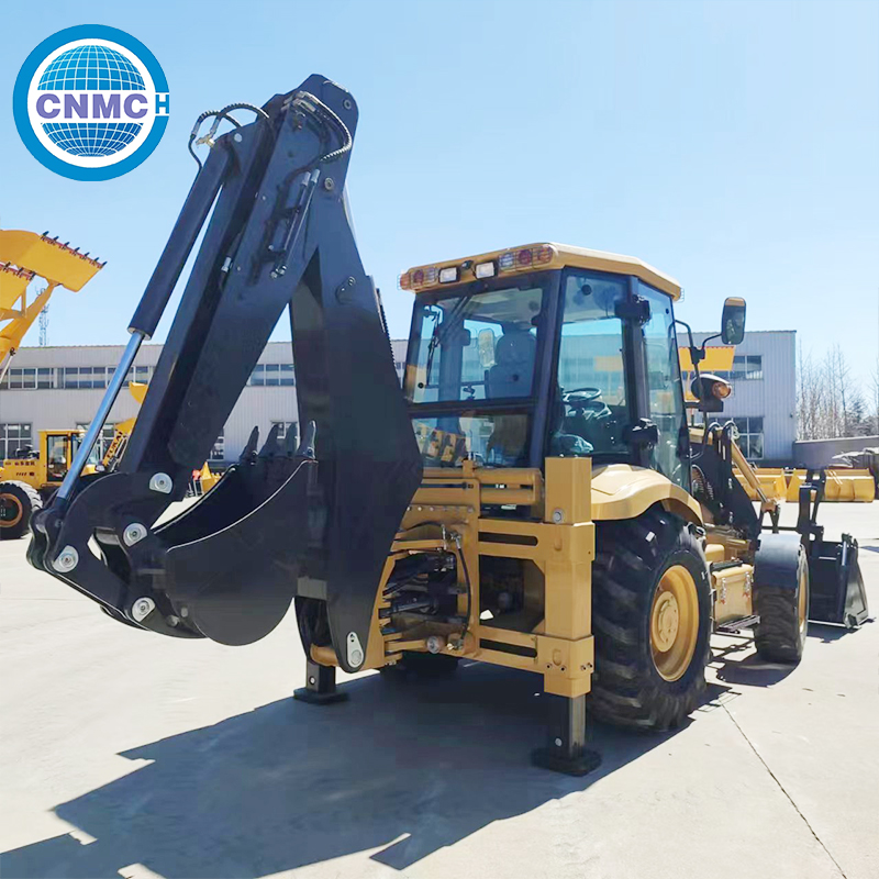 Телескопический колесный погру – обзор и цена Tractor Backhoe
