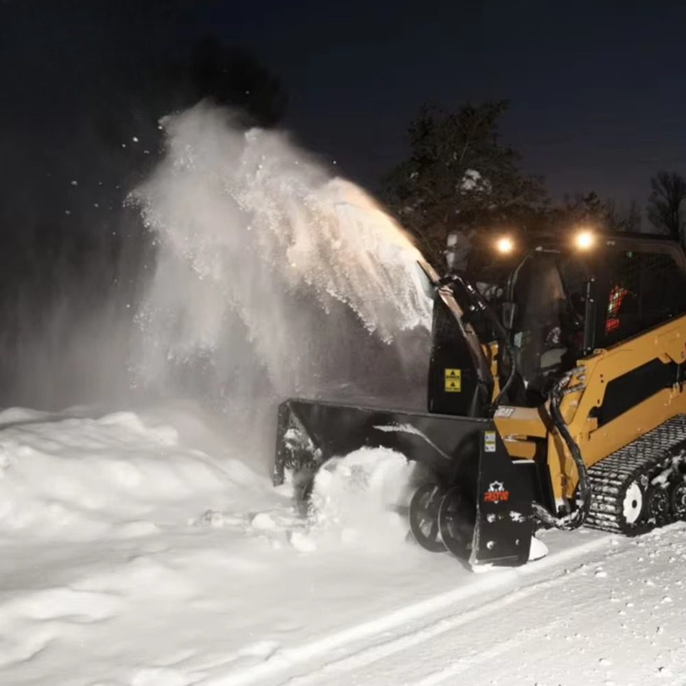 Снегоуборщик для мини-погрузчи – обзор и цена Skid Steer Loader