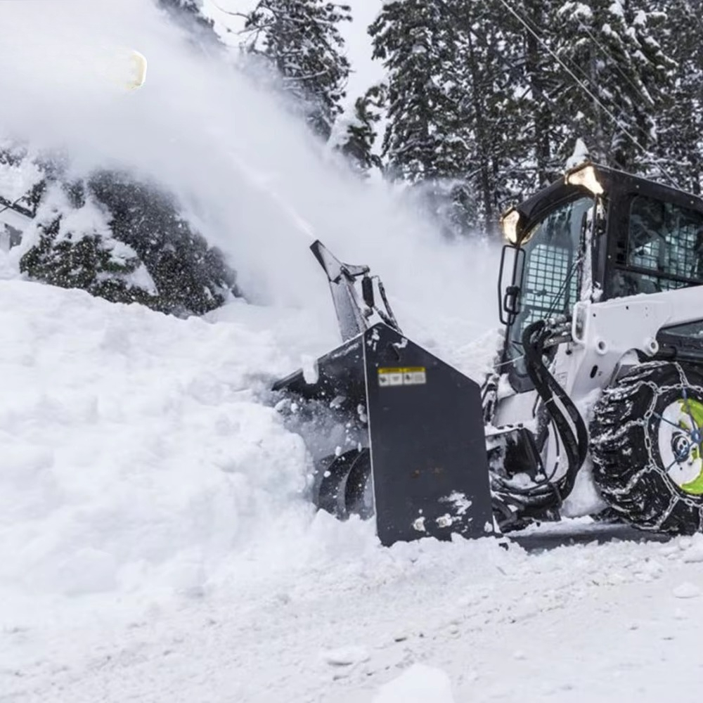 Снегоуборщик для мини-погрузчи – обзор и цена Skid Steer Loader