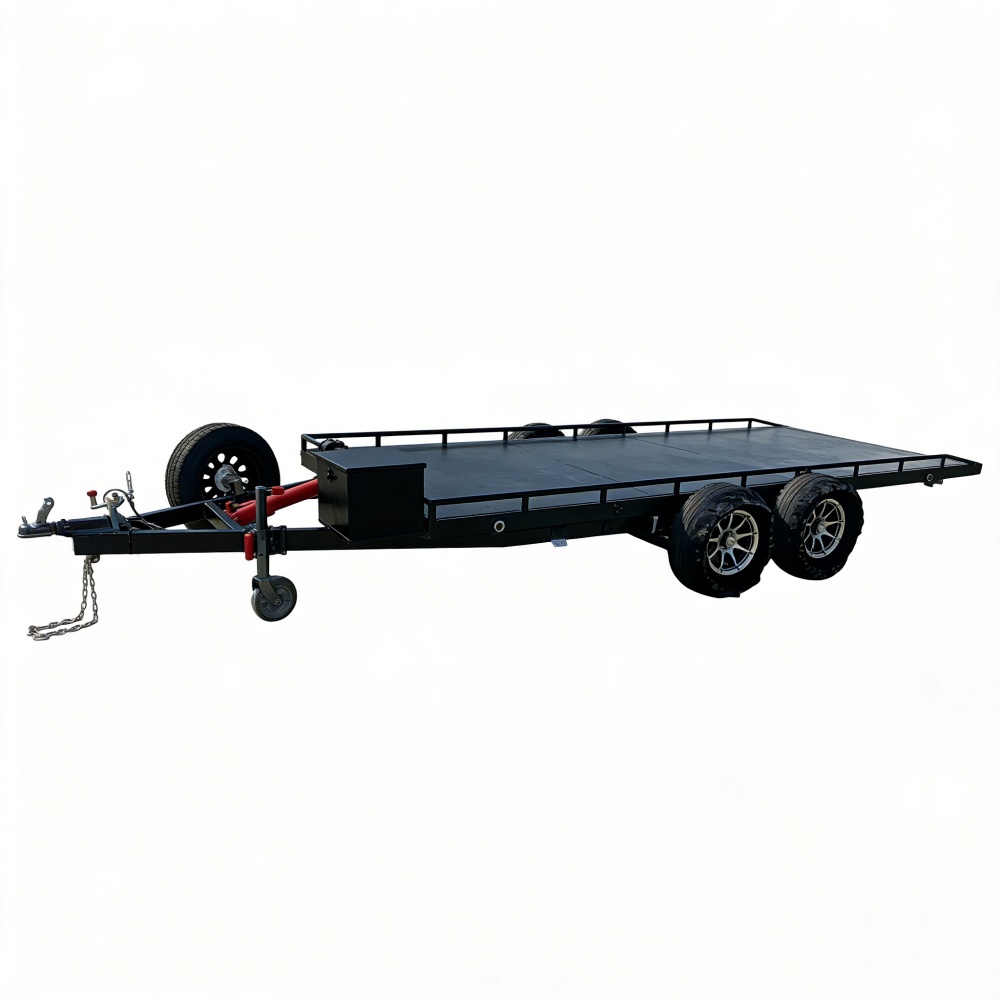 Тяжелый двухосный стальной при – обзор и цена Heavy Equipment Haulers