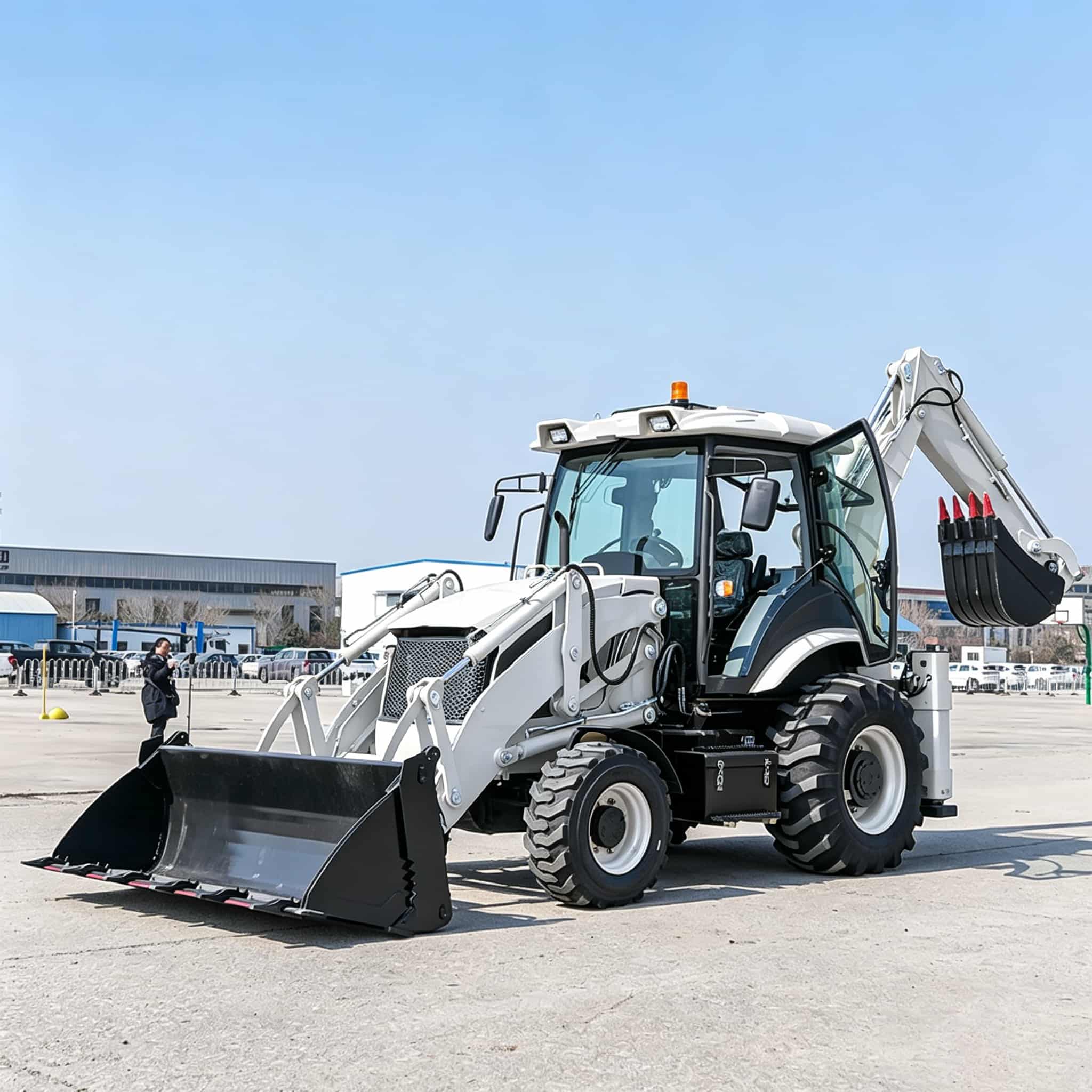 Экскаватор-погрузчик 40-30C с  – обзор и цена Tractor Backhoe