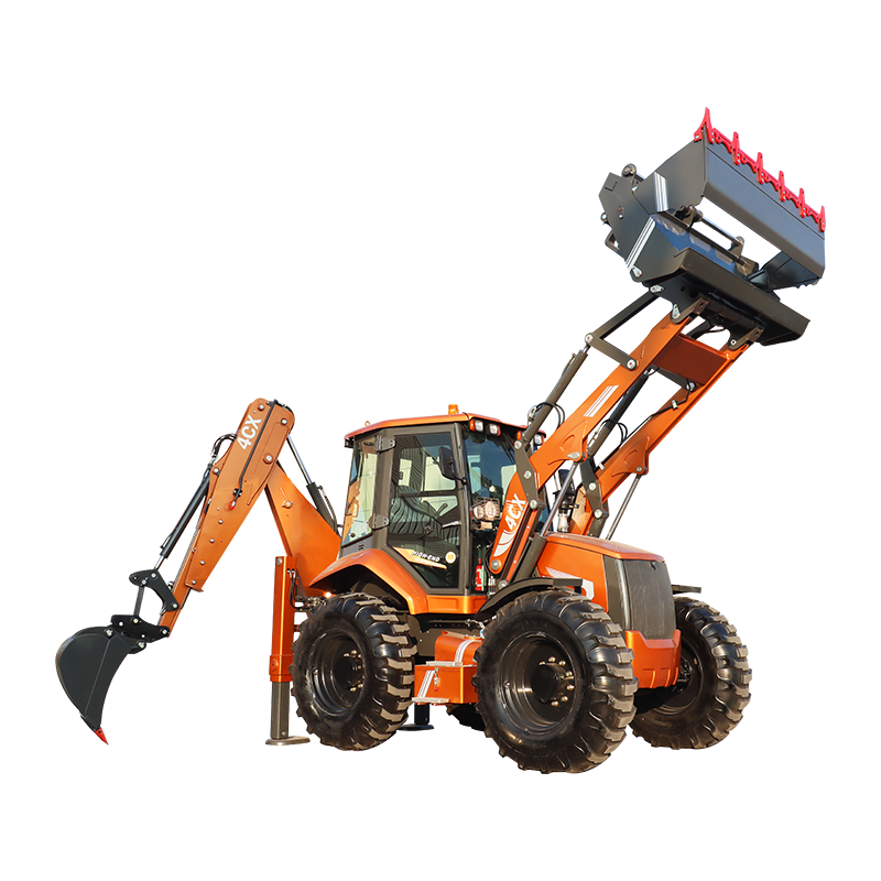 Строительный экскаватор-погруз – обзор и цена Tractor Backhoe